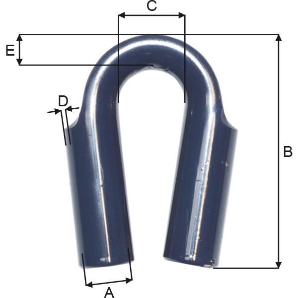 Tubular-thimblefor-rope-diameter-88-mm