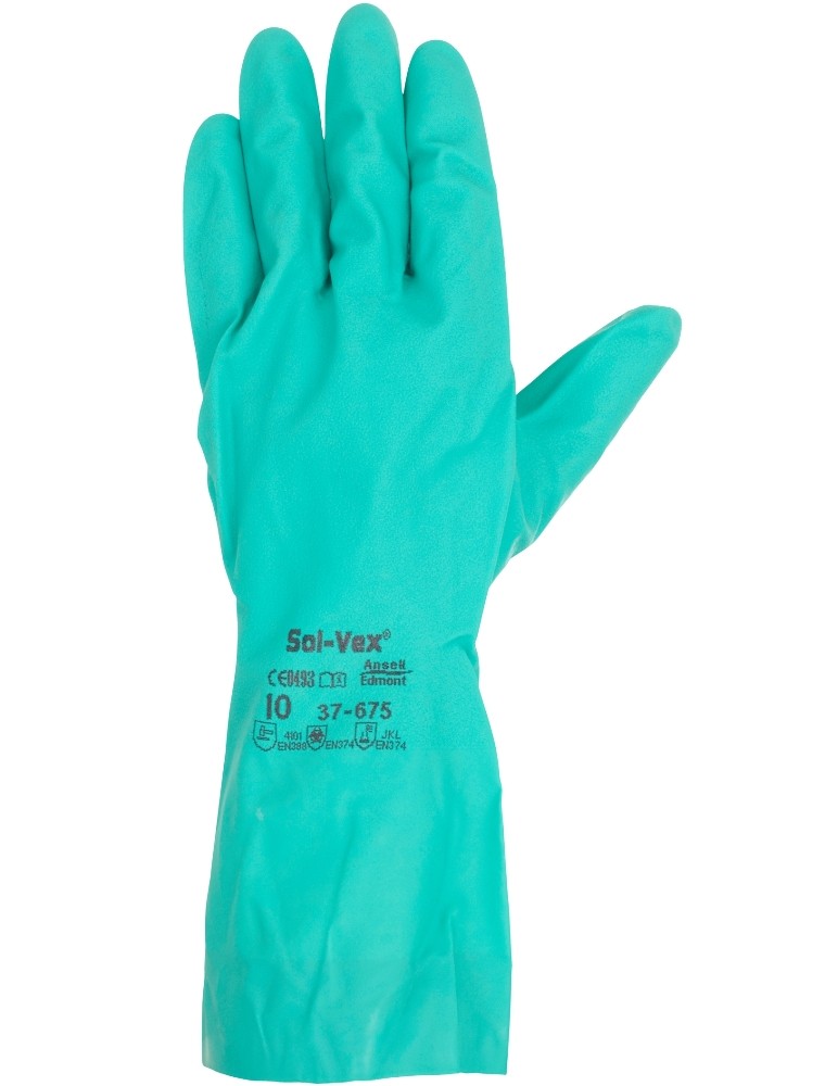 Chemical-resistant-glovesSol-Vex-flocked