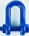 Dee shackle short type C c/w safety bolt and split pin A.06.C SAE 8620
