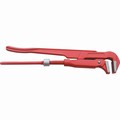 Pipe wrench grip with 13 mm forged chrome vanadium heat treated steel