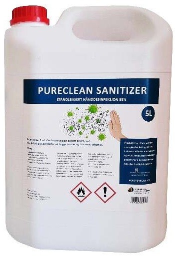 Hand-cleanerPureclean-sanitizer-85%
