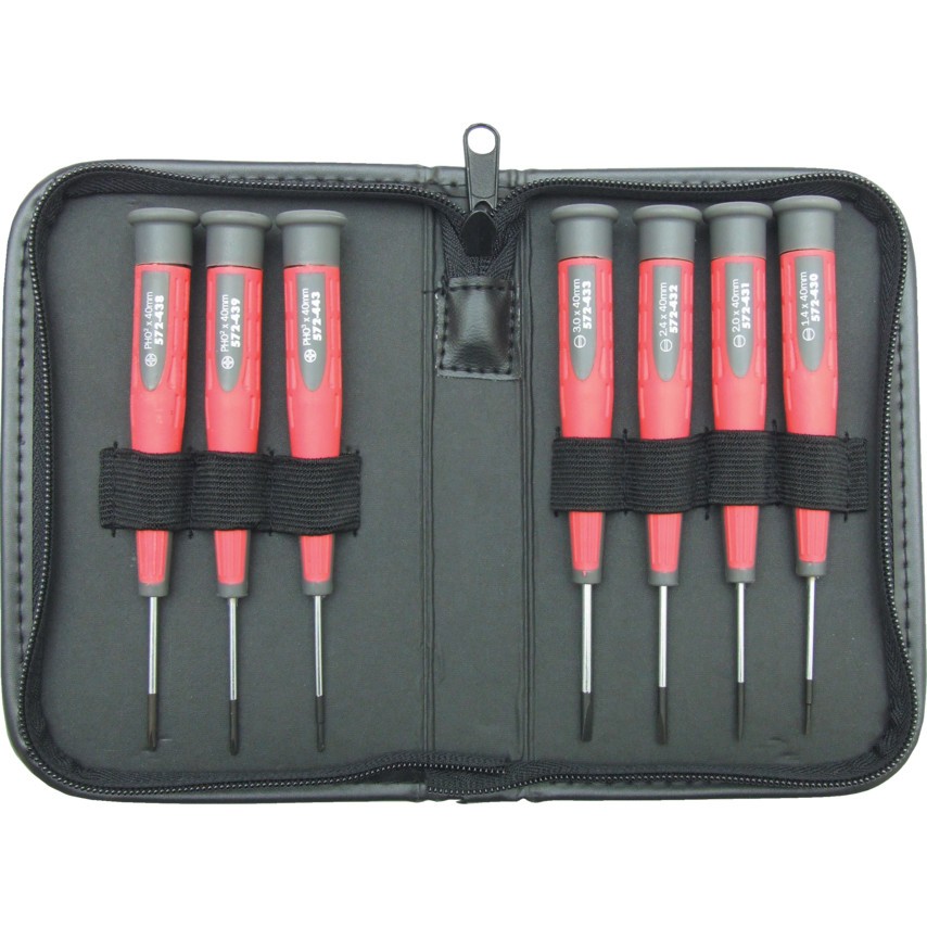 Screwdriver-setCrosspoint-and-parallel,-7-pcs