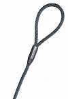 Wire rope sling 8 meter c/w soft eyes 20 mm SF 6:1 INSP.