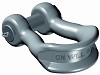 Wide body shackle GN H14 c/w safety bolt tempered, heat treated steel