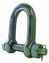 Dee shackle Type E c/w safety bolt stainless steel