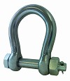 Bow shackle Type E c/w safety bolt stainless steel