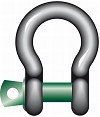 Bow shackle G-4161 c/w screw pin tempered, heat treated steel, grade 6