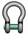 Bow shackle G-4169 tempered, heat treated steel, grade 6