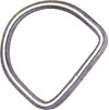 D-ring rustfritt syrefast stål AISI 316