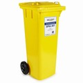 Spill kit vedlikeholdsabsorbenter, 2 - wheel bin, kapasitet 120 L