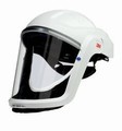 Face shield with safety helmet M-206 with Versaflo polyethylene