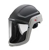 Face shield with safety helmet M-306 with Versaflo polycarbonate