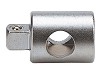 Adaptor extension for sockets, M140036-C-1/4 F-3/8 M chrome vanadium steel