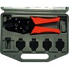 Crimping tool kit with 5 ferrules