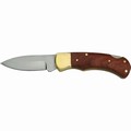 Knife blade locking, 4, 75 mm blade wooden handle